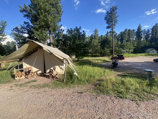 Under Canvas Mount Rushmore by null