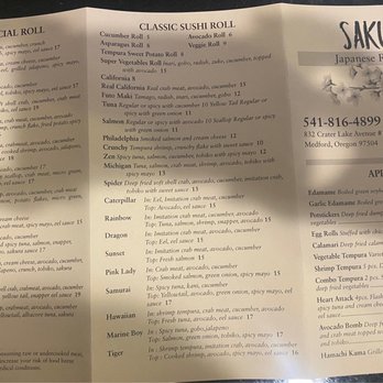 New Sakura - Menu - Japanese Near Me - Medford, Oregon New Sakura - Menu - Japanese Near Me - Medford, Oregon