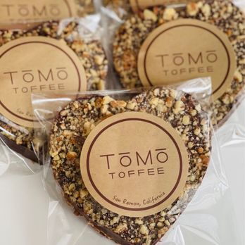 Tomo Toffee - 4" Toffee Hearts - Chocolatiers & Shops Near Me Tomo Toffee - 4" Toffee Hearts - Chocolatiers & Shops Near Me