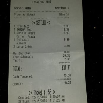 Cali Tacos - LOL! - Mexican Near Me - Orange, California