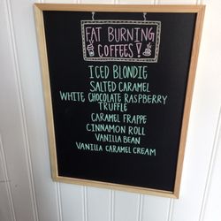 Gruene Lake Nutrition - Fat Burning Coffee Menu