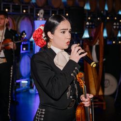 Mariachi Estelar - One of the two female singers, beautiful lady, beautiful voice and very sweet.