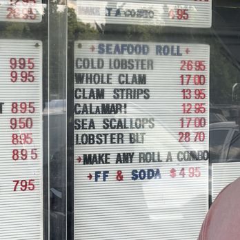 Sea View Snack Bar - Menu - Seafood Near Me - Mystic, Connecticut