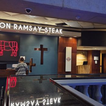 Gordon Ramsay Steak - Entrance upstairs in Harrahs. - Steakhouses Near Me - Atlantic City, New Jersey