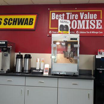 Les Schwab Tire Center - Popcorn and coffee while u wait. - Tires Near Me - Maple Valley, Washington Les Schwab Tire Center - Popcorn and coffee while u wait. - Tires Near Me - Maple Valley, Washington