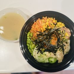 Build Your Own Bowl with miso soup