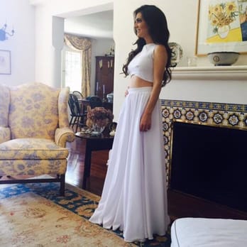 Joy Tailoring - Side view of the bridal shower dress. - Sewing & Alterations Near Me - Newport Beach, California