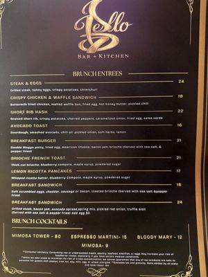 Menu photo 3 Bello Bar Plus Kitchen Tampa, FL