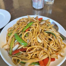 Spicy Pork Chow Mein