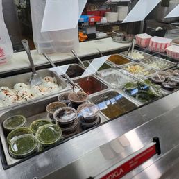Dahi Vada top left; great dish! Dahi Vada top left; great dish!