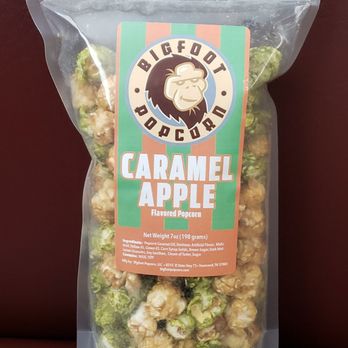 Bigfoot Popcorn - Caramel Apple flavored popcorn - Popcorn Shops Near Me - Alcoa, Tennessee