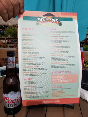 Menu photo 4 Crump's Landing Homosassa, FL Menu photo 4 Crump's Landing Homosassa, FL