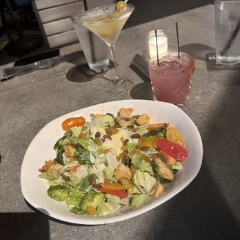 Yard House - Kale & Romaine Caesar Dirty martini Pink Dragon - Bars Near Me - Coral Gables, Florida