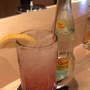 SUSHI-SAN - Raspberry Hibiscus Shrub Soda with Vodka - Sushi Bars Near Me - Chicago, Illinois SUSHI-SAN - Raspberry Hibiscus Shrub Soda with Vodka - Sushi Bars Near Me - Chicago, Illinois