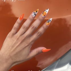 D N Nails Spa - Fall nails done by Tommy