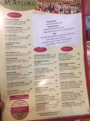 Menu photo 1 Mc Ateers Carlingford, LH