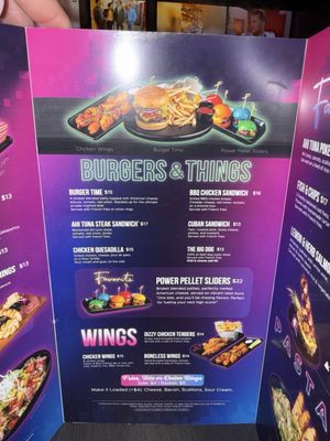 Menu photo 6 Arcade Time Entertainment Orlando, FL