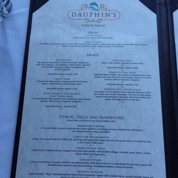 Dauphin's - Lunch - Seafood Near Me - Mobile, Alabama Dauphin's - Lunch - Seafood Near Me - Mobile, Alabama