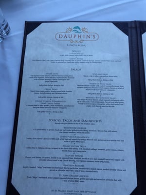 Menu photo 7 Dauphin's Mobile, AL