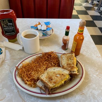 Dimples Diner - PATTY MELT WITH EGGS AND HASHBROWNS CRISPY!!!! - Breakfast & Brunch Near Me - Visalia, California Dimples Diner - PATTY MELT WITH EGGS AND HASHBROWNS CRISPY!!!! - Breakfast & Brunch Near Me - Visalia, California