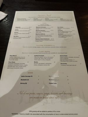 Menu photo 7 il Mulino Fort Lauderdale, FL