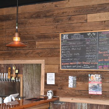 Northeast Reclaimed Lumber - Saint Boniface Brewery used corrugated tin for wainscoting with reclaimed hemlock to finish off the walls. - Building Supplies Near Me - Ephrata, Pennsylvania