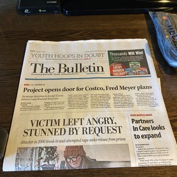 Oxford Hotel Bend - Sunday paper. - Hotels Near Me - Bend, Oregon