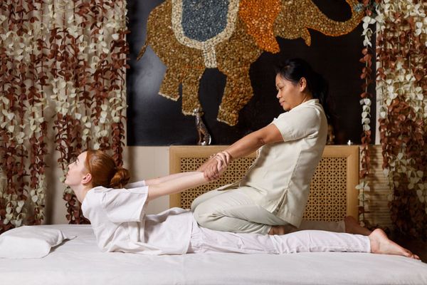 Thai Massage - Thai massage is a dynamic form of bodywork that blends acupressure, stretching, and deep compression techniques. The therapist often moves the client into yoga-like positions while applying firm pressure along the body’s energy lines. This massage is performed on a table, and it is ideal for improving flexibility, joint mobility, and energy flow.
Thai combination massage 60 mins
$120.00
Thai combination massage 75 mins
$135.00
Thai combination massage 90 mins
$160.00 Thai Massage - Thai massage is a dynamic form of bodywork that blends acupressure, stretching, and deep compression techniques. The therapist often moves the client into yoga-like positions while applying firm pressure along the body’s energy lines. This massage is performed on a table, and it is ideal for improving flexibility, joint mobility, and energy flow.
Thai combination massage 60 mins
$120.00
Thai combination massage 75 mins
$135.00
Thai combination massage 90 mins
$160.00