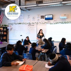 Stella Middle Charter Academy - SMCA students learning in class