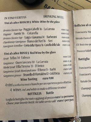 Menu photo 2 Bottega Vera Roma, TR