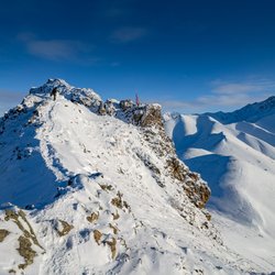 Lazy Mountain Trail Head - Winter hike, nearing the summit (2/1/2020)