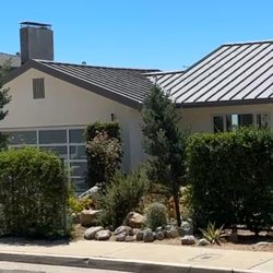 J N Davis Roofing - the standing seam roof on our house