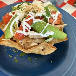 Chicken taco salad