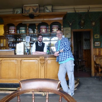 Beamish Museum - Me and the nice barman of the Sun Inn in the Town. Yes, it sells real beer! - Museums Near Me - Beamish, DUR