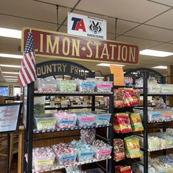 TravelCenters of America - Entrance to the restaurant inside