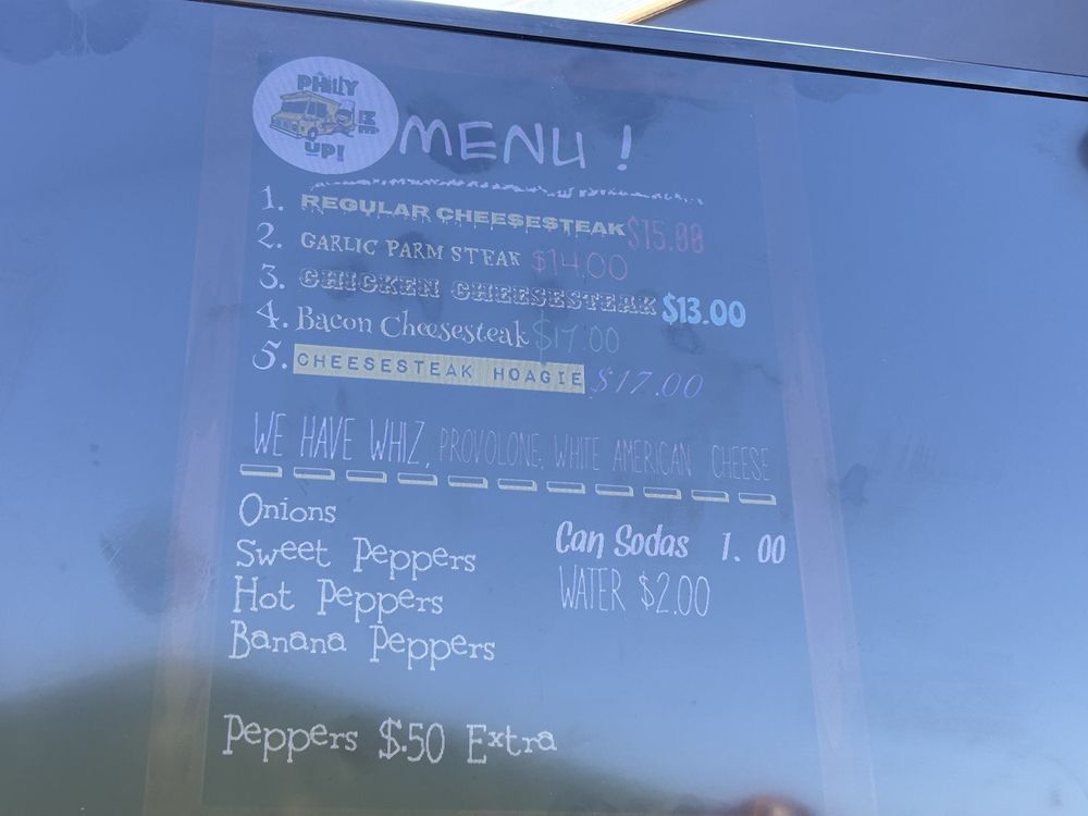 Food from Philly Me Up Food Truck