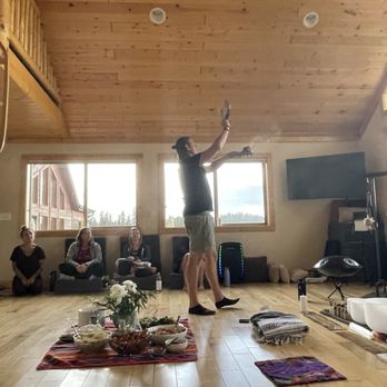 Soul Growth Network - Soul Growth Network Retreat, David cleansing and honoring the directions, and our food before dinner. - Yoga Near Me - Denver, Colorado