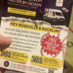 Literally says free promo item.. ask your driver. See. Didn't make it up driver or girl who answered the phone.