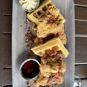 Canyons Restaurant at The Crossings - Chicken and waffles. - New American Near Me - Carlsbad, California