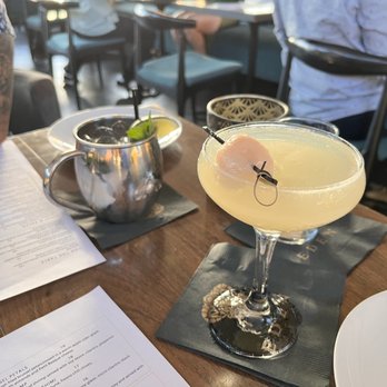 Eden On Brand - Apricot Mule and Lychee Martini - New American Near Me - Glendale, California Eden On Brand - Apricot Mule and Lychee Martini - New American Near Me - Glendale, California