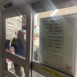 Here I am getting denied entry at 11:54pm when the store closes at 12. For a quick purchase.