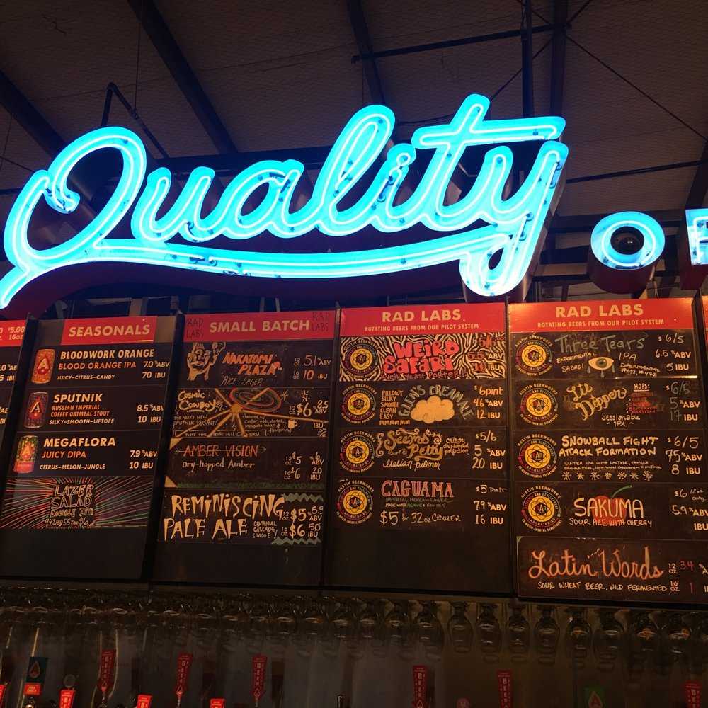 Austin Beerworks - Menu - Breweries Near Me - Austin, Texas