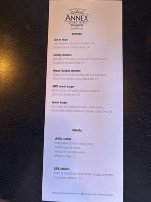 Menu photo 2 Annex Cocktail Lounge Flagstaff, AZ Menu photo 2 Annex Cocktail Lounge Flagstaff, AZ