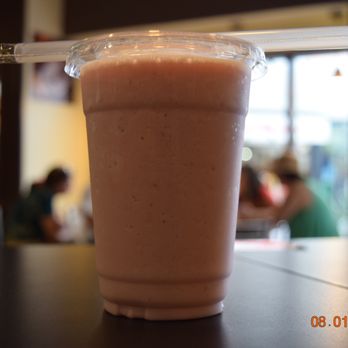 Encounter Coffee Shop - a smoothie in a plastic cup - Coffee & Tea Near Me - Sebring, Florida