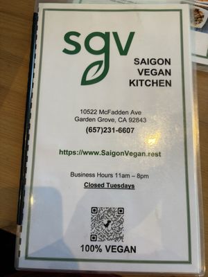 Menu photo 7 Saigon Vegan Garden Grove, CA Menu photo 7 Saigon Vegan Garden Grove, CA