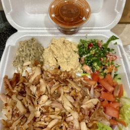 Gyro Rice Plate