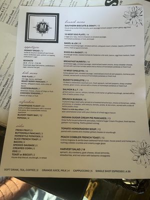 Menu photo 1 10 West Cicero, IN