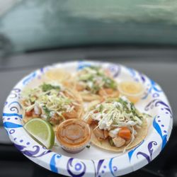 Cinco Estrellas Taqueria Y Antojitos - Shrimp tacos