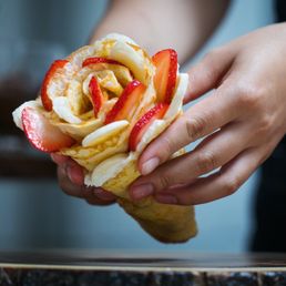 Strawberry Banana Crepe