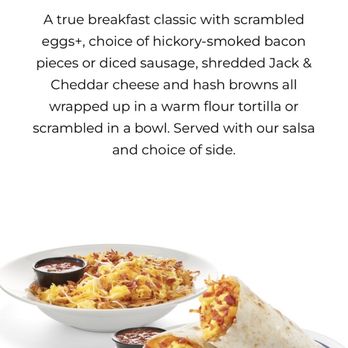 IHOP - Classic The Classic Burrito & Bowl - Breakfast & Brunch Near Me - Silverdale, Washington